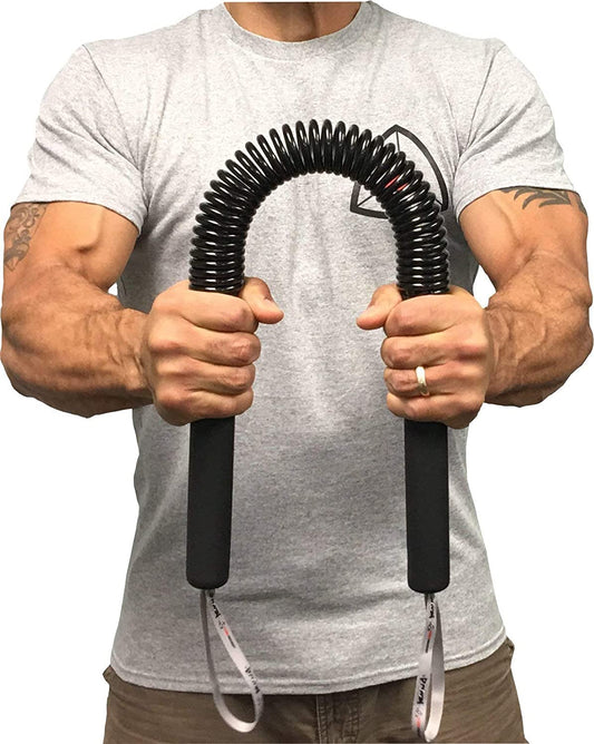 Python Power Twister Bar - Upper Body Exercise for Chest, Shoulder, Forearm, Bicep and Arm Strengthening Workout Equipment